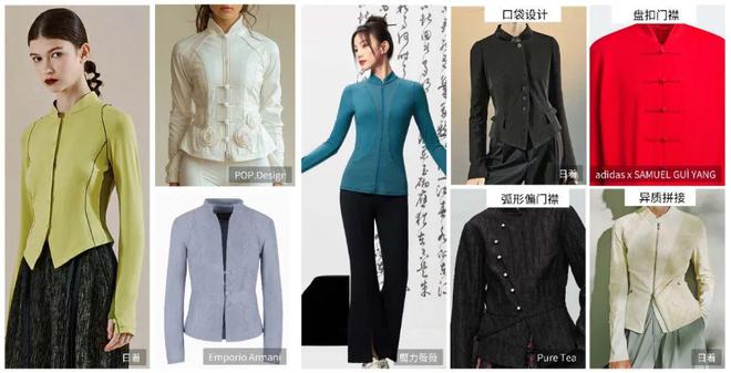 新中式瑜伽服 两大趋势热点结合服装设计可以如何做？(图5)